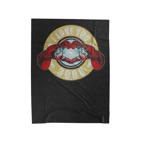 I Love You 3000 Velveteen Blanket