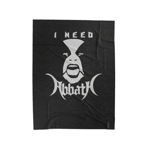 I Need Abbath Heavy Metal Rock And Roll Velveteen Blanket