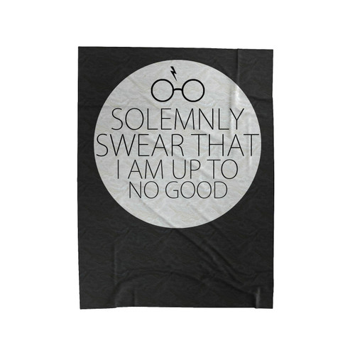 I Solemnly Swear Velveteen Blanket