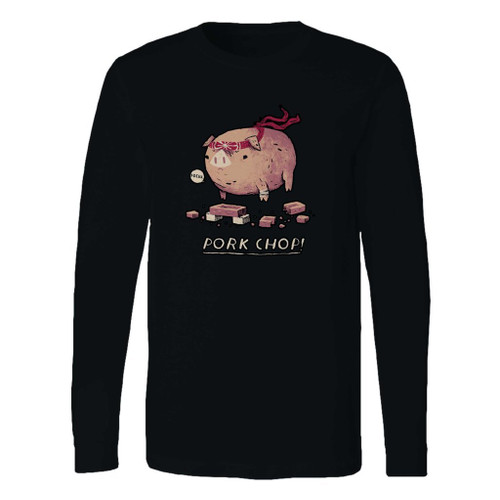 This classic fit pork chop comedy karate pig long sleeve shirt is casually elegant and very comfortable. With fine quality print to make one stand out, it's a perfect fit for every occasion.