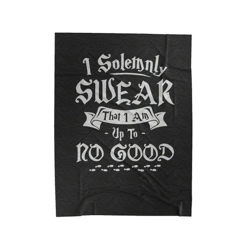 I Solemnly Swear That Velveteen Blanket