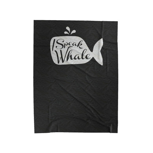 I Speak Whale Disney Inspired Finding Nemo Finding Dory 1 Velveteen Blanket