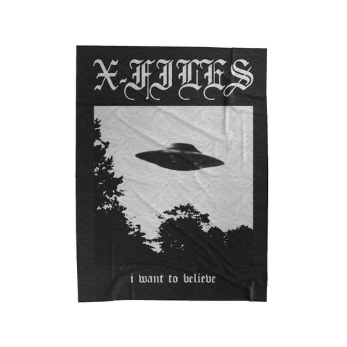 I Want To Believe 3 Velveteen Blanket