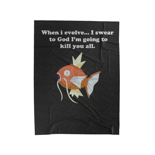 I Wil You All Magikarp Pokemon Parody Video Games Velveteen Blanket