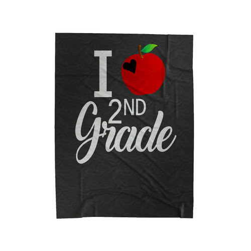 I'm Apple 2Nd Grade Teacher Teaching Velveteen Blanket