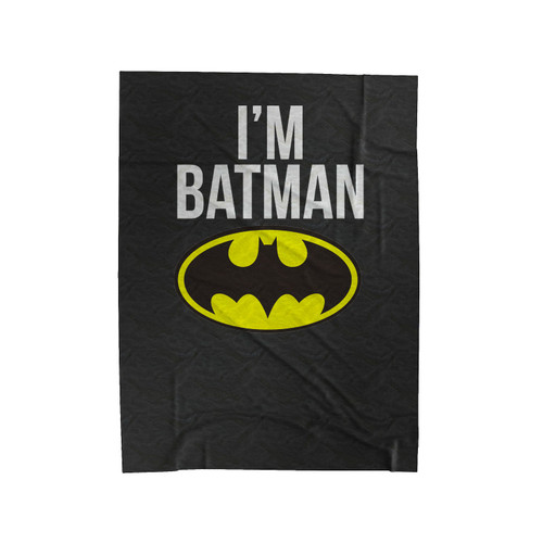 I'm Batman And I'm Batman's Wife Funny 1 Velveteen Blanket