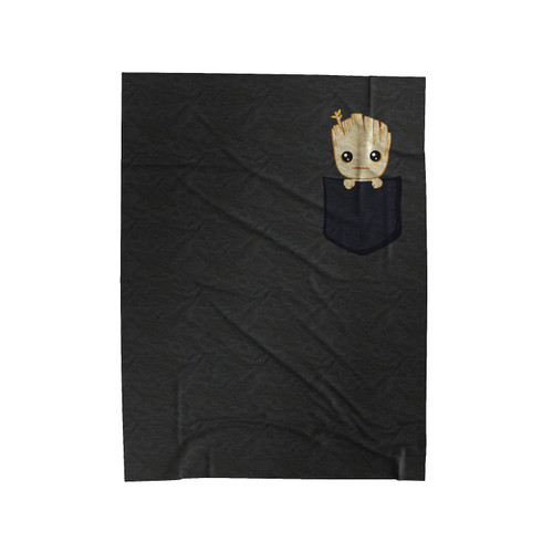 I'm Groot Funny Pocket Guardians Of The Galaxy Velveteen Blanket