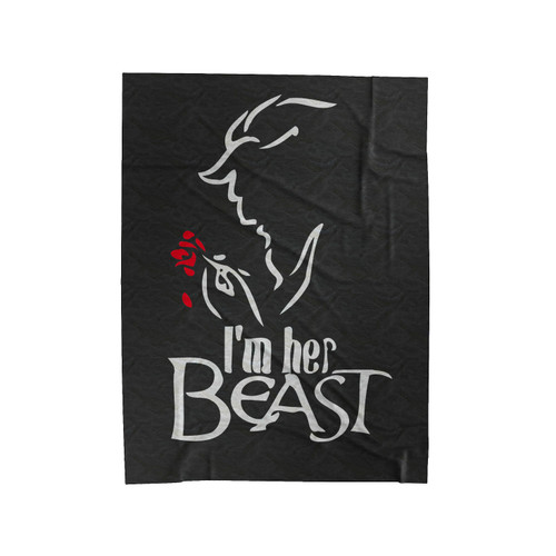 I'm Her Beast Beauty And The Beast Disney Velveteen Blanket