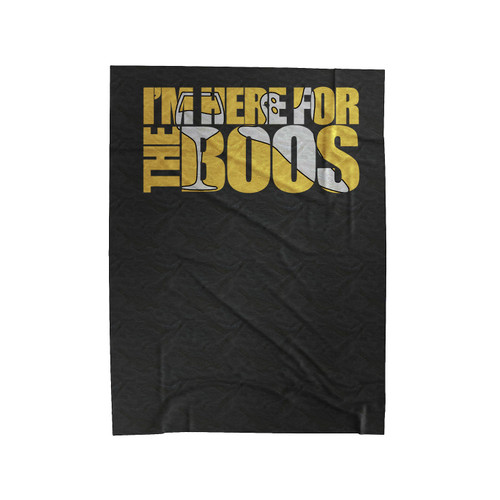 I'm Here For The Boos Halloween Party Halloween Funny Halloween Velveteen Blanket