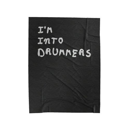 I'm Into Drummers Ashton Irwin 5Sos Velveteen Blanket