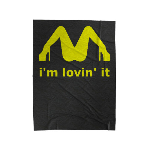 I'm Lovin' It Guns N Roses Mclovin Mcdonalds Parody Velveteen Blanket