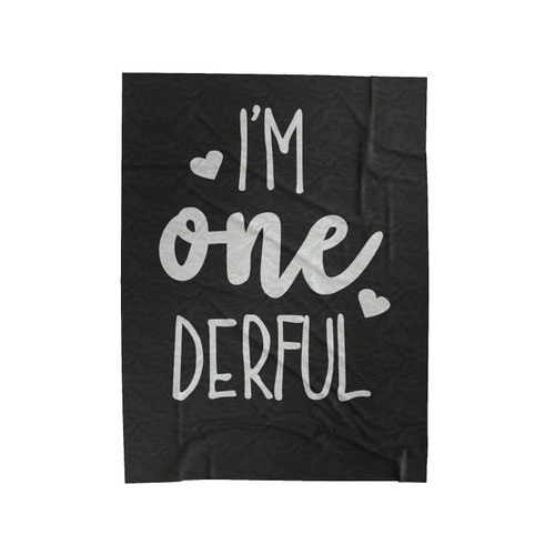 I'm One Derful Velveteen Blanket I'm One Derful Velveteen Blanket