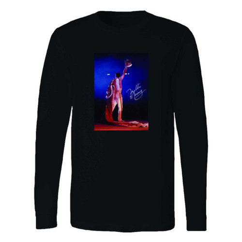 This classic fit queen freddie mercury art long sleeve shirt is casually elegant and very comfortable. With fine quality print to make one stand out, it's a perfect fit for every occasion.