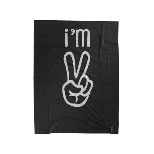 I'm Two Toddler 2 Year Velveteen Blanket