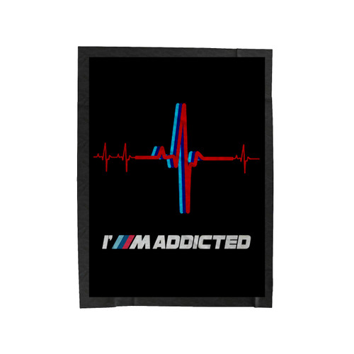 Iam Addicted Logo Velveteen Blanket