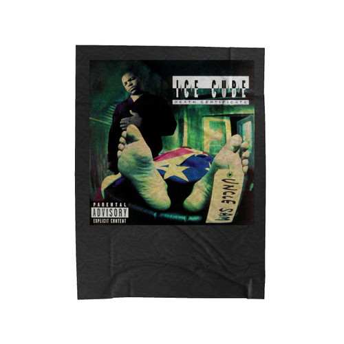 Ice Cube Death Certificate Velveteen Blanket