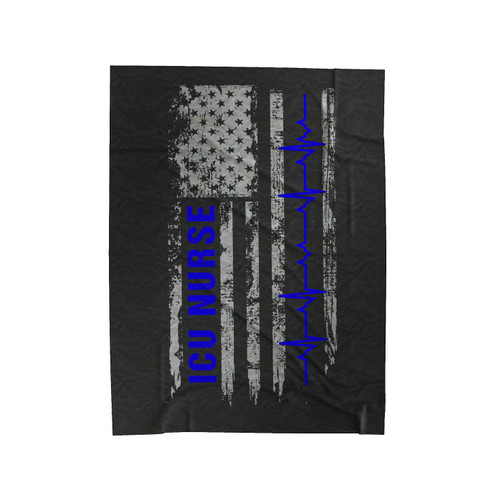Icu Nurse Velveteen Blanket
