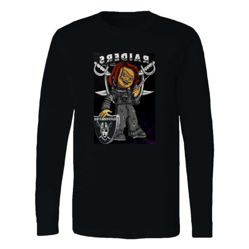 This classic fit raiders chucky long sleeve shirt is casually elegant and very comfortable. With fine quality print to make one stand out, it's a perfect fit for every occasion.