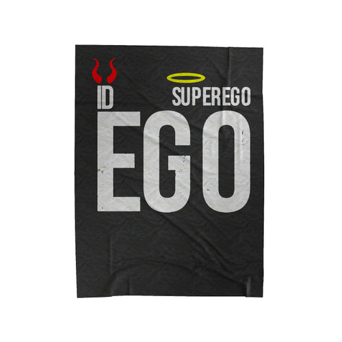 Id Ego Superego Funny Psychology Velveteen Blanket