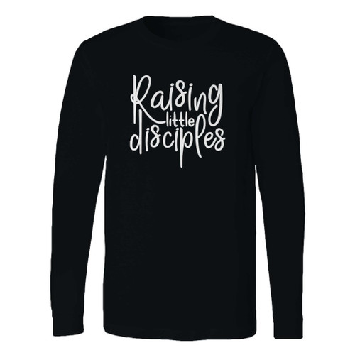 This classic fit raising little disciples long sleeve shirt is casually elegant and very comfortable. With fine quality print to make one stand out, it's a perfect fit for every occasion.