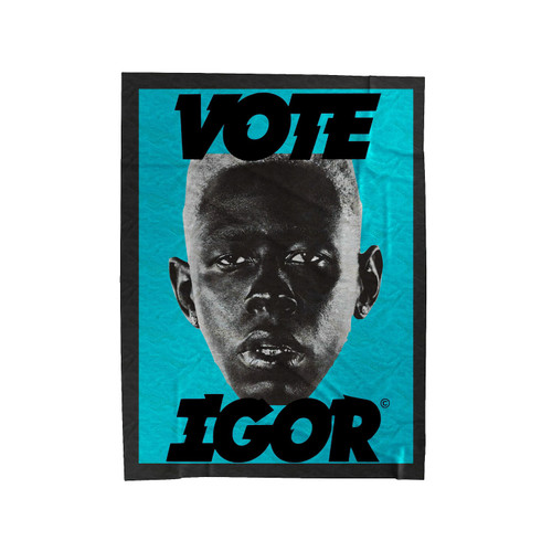 Igor Vote Blue Velveteen Blanket