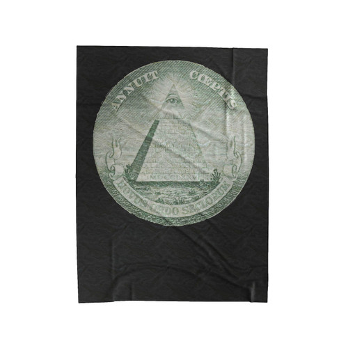 Illuminati Freemasonry All Seeing Eye The Knights Templar Velveteen Blanket