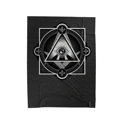 Illuminati Logo Velveteen Blanket