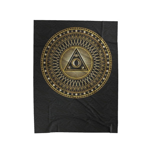 Illuminati, Freemason, Occult, Sacred Geometry And Alchemy 2 Velveteen Blanket