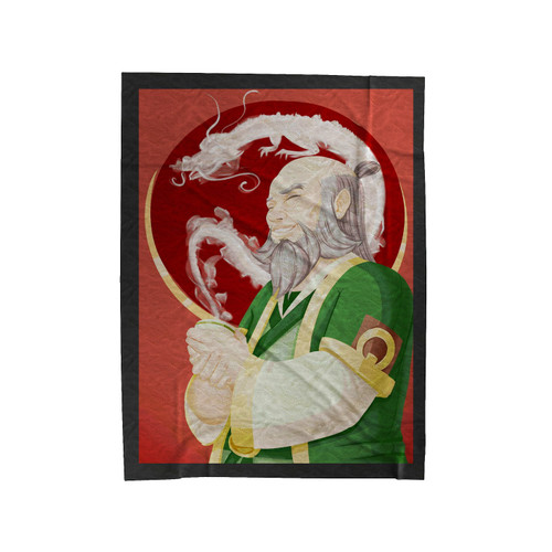 Illustration Uncle Iroh Velveteen Blanket