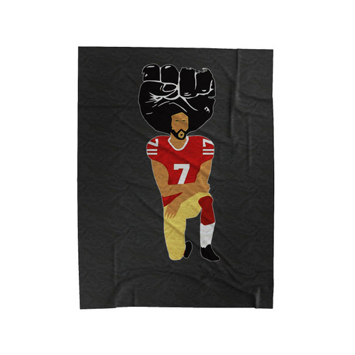 Im With Kap Colin Kaepernick Velveteen Blanket