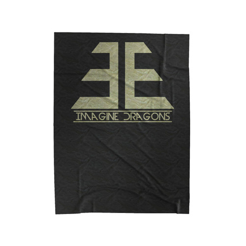 Imagine Dragons Gold Grey Tile Titanium Velveteen Blanket