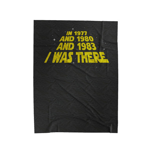 In 1977 1980 1983 I Was There Velveteen Blanket