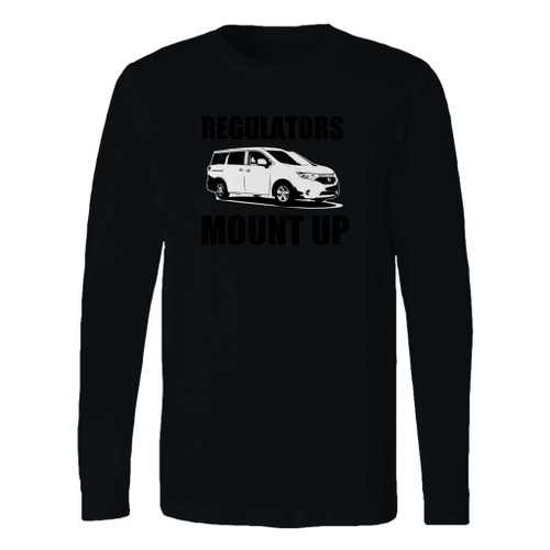 This classic fit regulators mount up long sleeve shirt is casually elegant and very comfortable. With fine quality print to make one stand out, it's a perfect fit for every occasion.