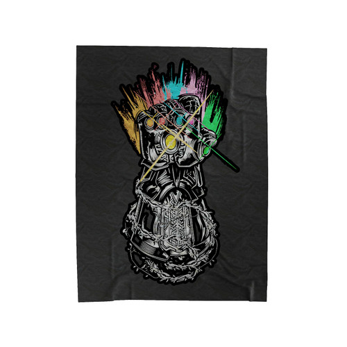 Infinity Gauntlet Art Avengers Infinity War Velveteen Blanket