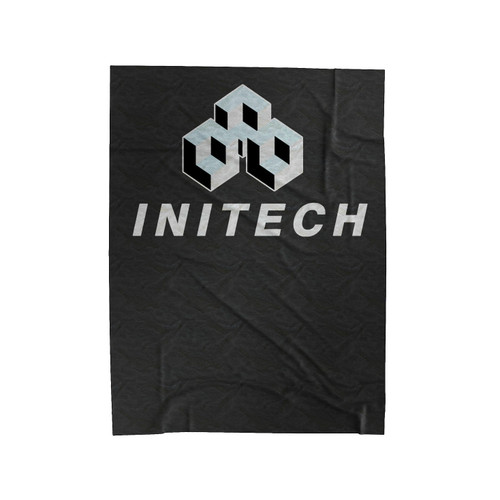 Initech Logo Velveteen Blanket