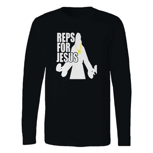 This classic fit reps for jesus custom long sleeve shirt is casually elegant and very comfortable. With fine quality print to make one stand out, it's a perfect fit for every occasion.