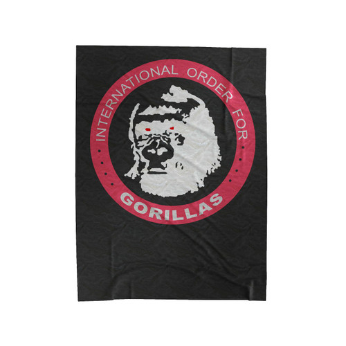 International Order For Gorillas Velveteen Blanket