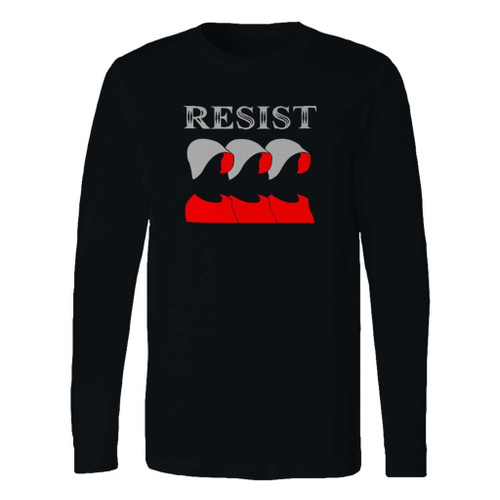 This classic fit resist protest handmaids tale womens rights feminist long sleeve shirt is casually elegant and very comfortable. With fine quality print to make one stand out, it's a perfect fit for every occasion.