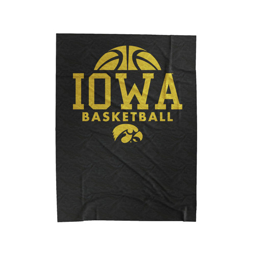 Iowa Hawkeyes Basketball Hype Velveteen Blanket