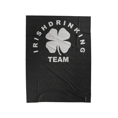Irish Drinking Team St. Patrick's Day Velveteen Blanket