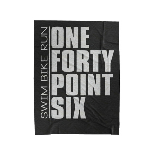 Iron Long Distance Triathlon Velveteen Blanket