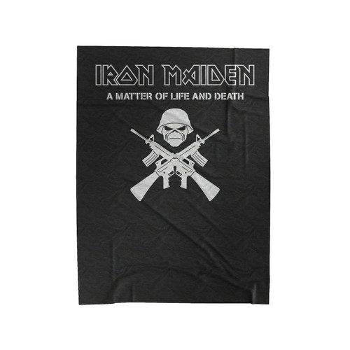 Iron Maiden A Matter Of Life And Death Velveteen Blanket