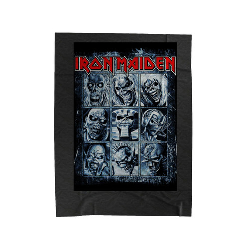 Iron Maiden Eddies Poster Velveteen Blanket