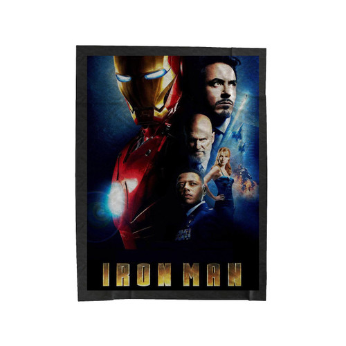 Iron Man Movie Velveteen Blanket