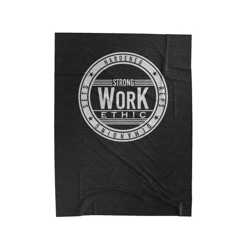 Ironethic Strong Work Ethic Velveteen Blanket