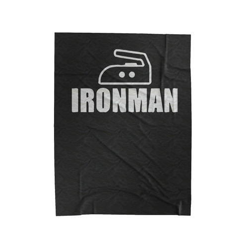 Ironman Joke Funny Velveteen Blanket