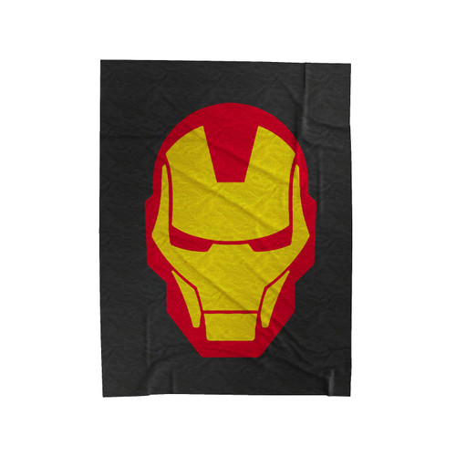 Ironman Mask Velveteen Blanket