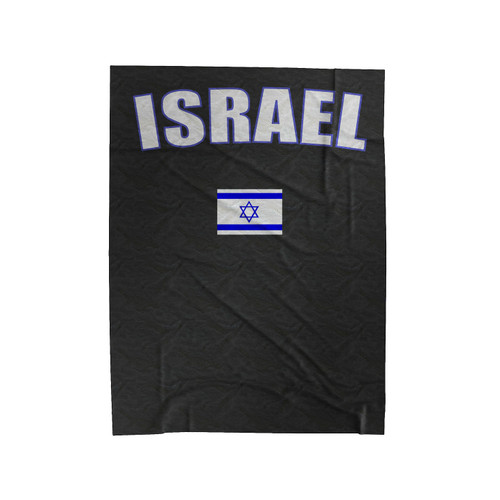 Israel Country Flag Israeli Pride Velveteen Blanket