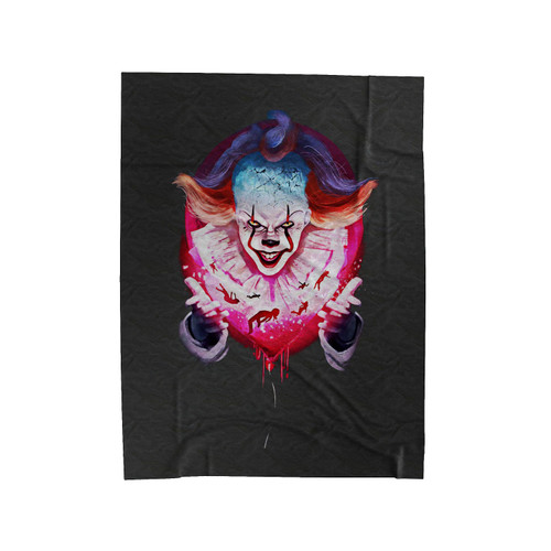 It Chapter 2 Pennywise Terror Velveteen Blanket
