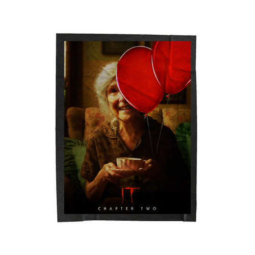 It Chapter Two Old Lady Velveteen Blanket It Chapter Two Old Lady Velveteen Blanket